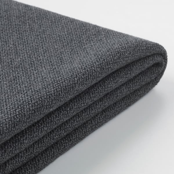 GRÖNLID Funda para apoyapiés con almacenaje, Sporda gris osc