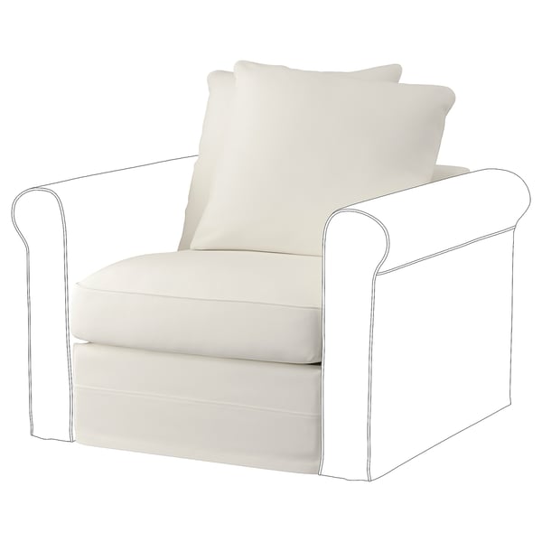 GRÖNLID Funda para módulo 1 cuerpo, Inseros blanco