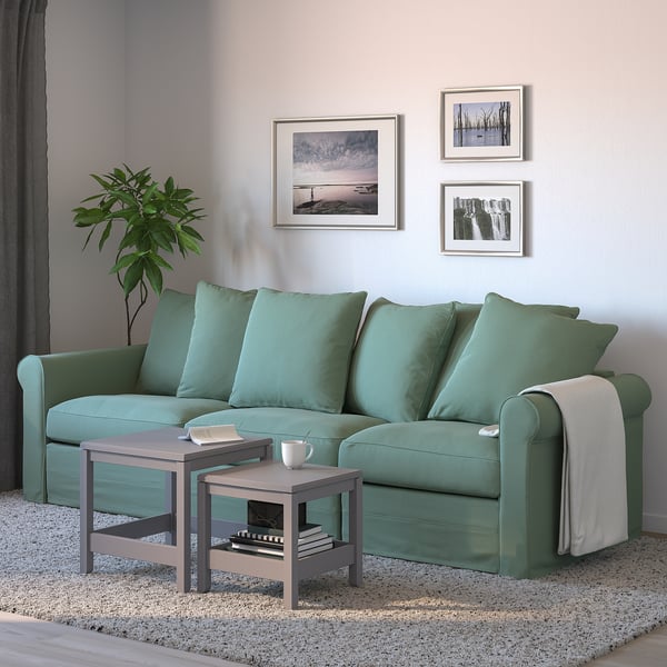 GRÖNLID Sofá cama 3 cuerpos, Ljungen menta