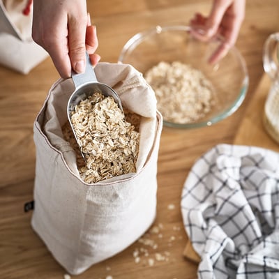 GULLRISMOTT Bolsa para guardar comida, para alimentos secos, 3.3 l