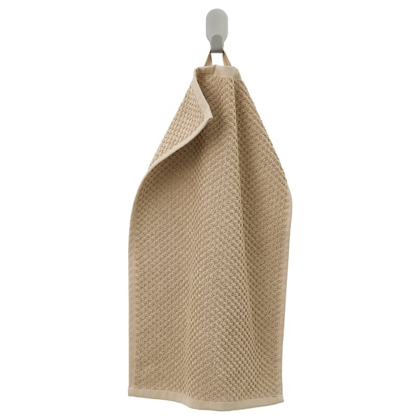GULVIAL Toalla de visitas, beige, 30x50 cm