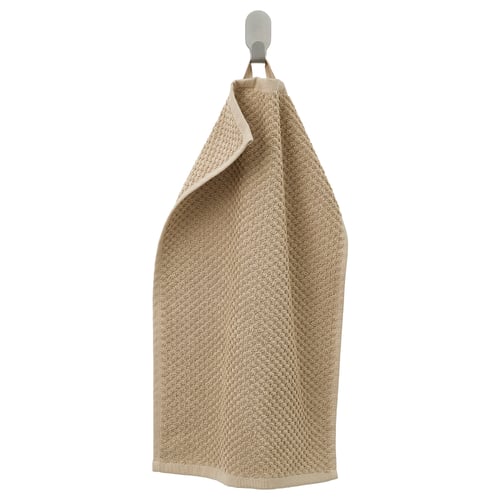 GULVIAL Toalla de visitas, beige, 30x50 cm