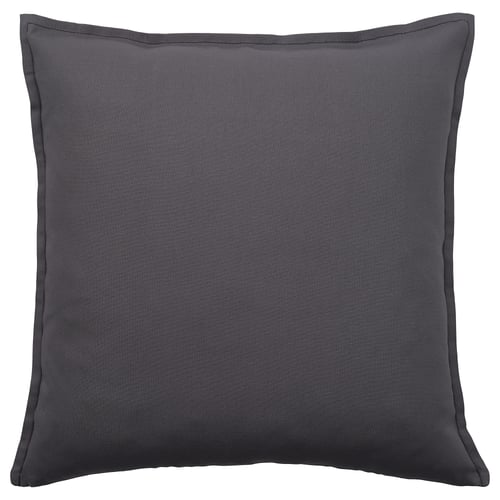 GURLI Funda de cojín, Gris oscuro, 50x50 cm