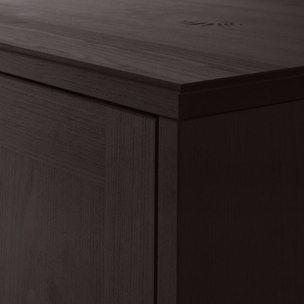 HAVSTA Gabinete, café oscuro, 81x35x123 cm