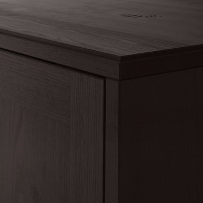 HAVSTA Gabinete, café oscuro, 81x35x123 cm