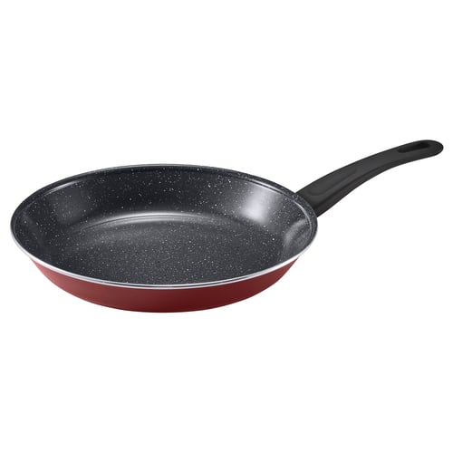HEMLAGAD Sartén, revestimiento antiadherente rojo, 24 cm