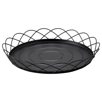 HÖSTAGILLE Bandeja decorativa, negro, 48 cm