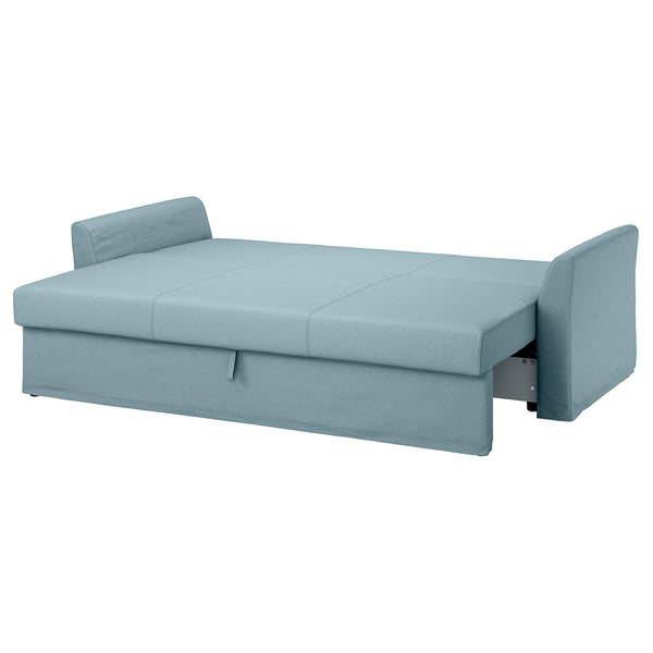 HOLMSUND Funda para sofá cama 3 cuerpos, Orrsta azul costeño