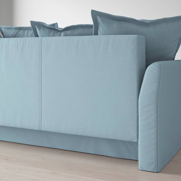 HOLMSUND Sofá cama 3 cuerpos, Orrsta azul costeño