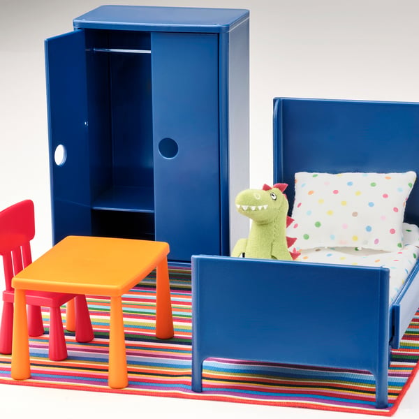 HUSET Muebles para muñecas, dormitorio