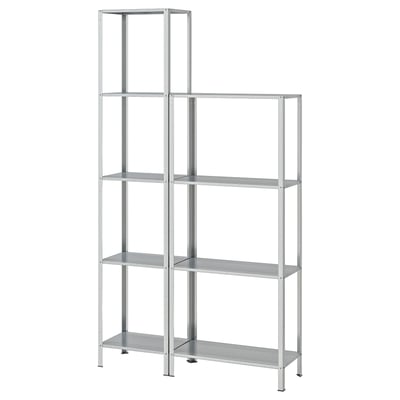 HYLLIS Estante para terraza, 100x27x140-183 cm