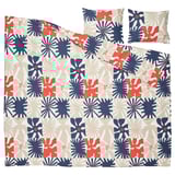HYLSNEJLIKA Funda plumón con 2 fundas almohada, multicolor, 240x220/50x60 cm