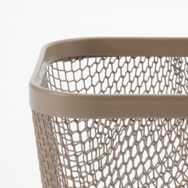 IKEA 365+ Cesta para alimentos, metal/café, 14x14x10 cm