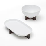 IKEA 365+ Fuente de servir, acacia, 16x16 cm