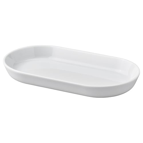 IKEA 365+ Fuente para servir, blanco, 20x11 cm