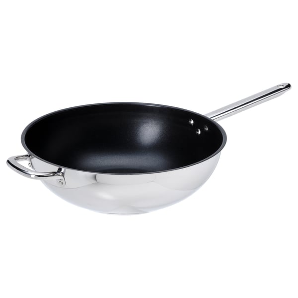 IKEA 365+ Wok, acero inoxidable/revestimiento antiadherente, 32 cm