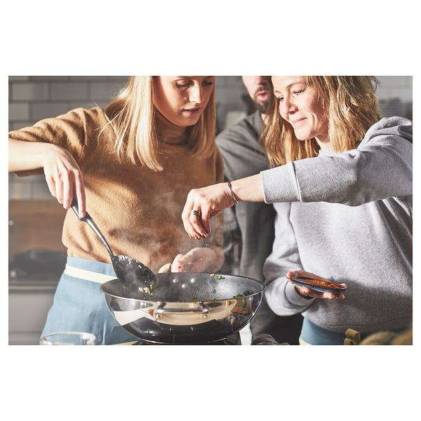 IKEA 365+ Wok, acero inoxidable/revestimiento antiadherente, 32 cm