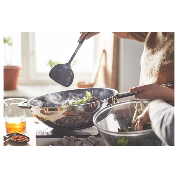 IKEA 365+ Wok, acero inoxidable/revestimiento antiadherente, 32 cm