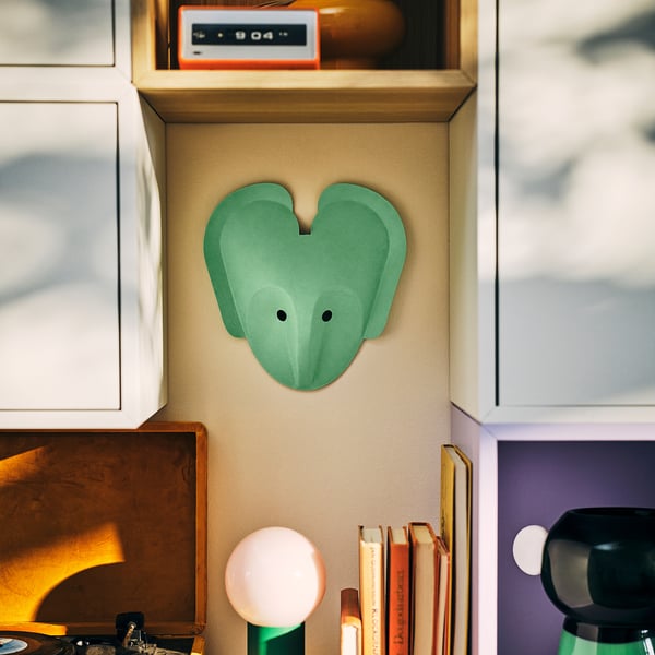 IKEA PS 2026 Decoración mural, verde, 25 cm