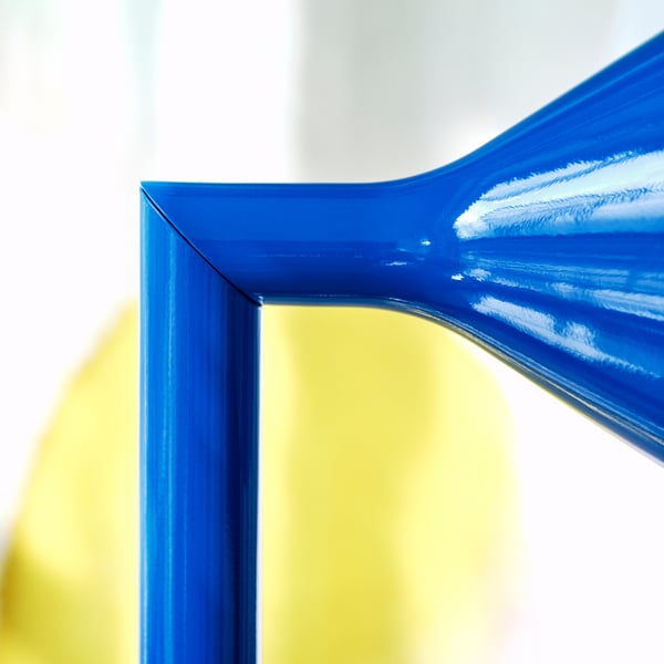 IKEA PS 2026 Lámpara de pie, luz indirecta, azul, 182 cm