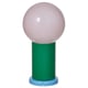 IKEA PS 2026 Lámpara LED portátil, a pilas regulación de intensidad luminosa/verde Rosado claro, 22 cm