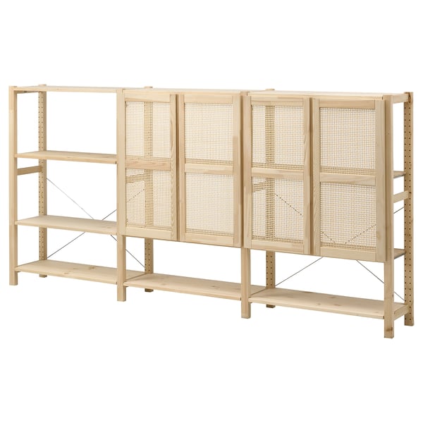 IVAR Gabinete, pino, 259x30x124 cm