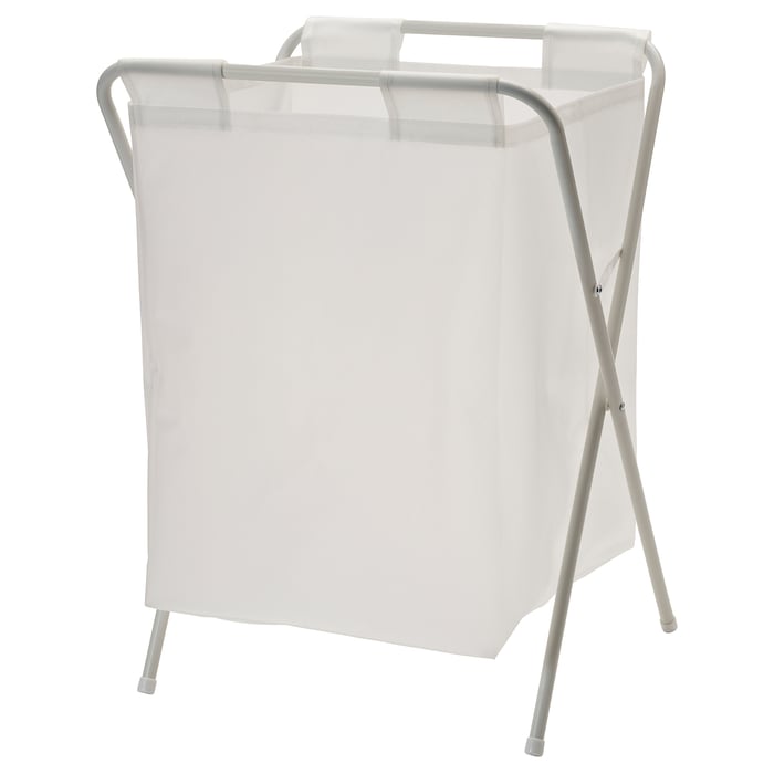 JÄLL Bolsa de ropa sucia con soporte, blanco, 50 l IKEA Chile