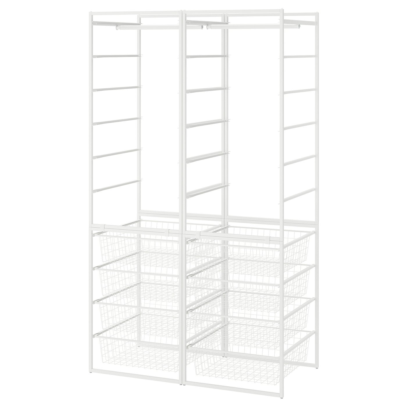 JONAXEL combinación clóset, blanco, 99x51x173 cm - IKEA Chile