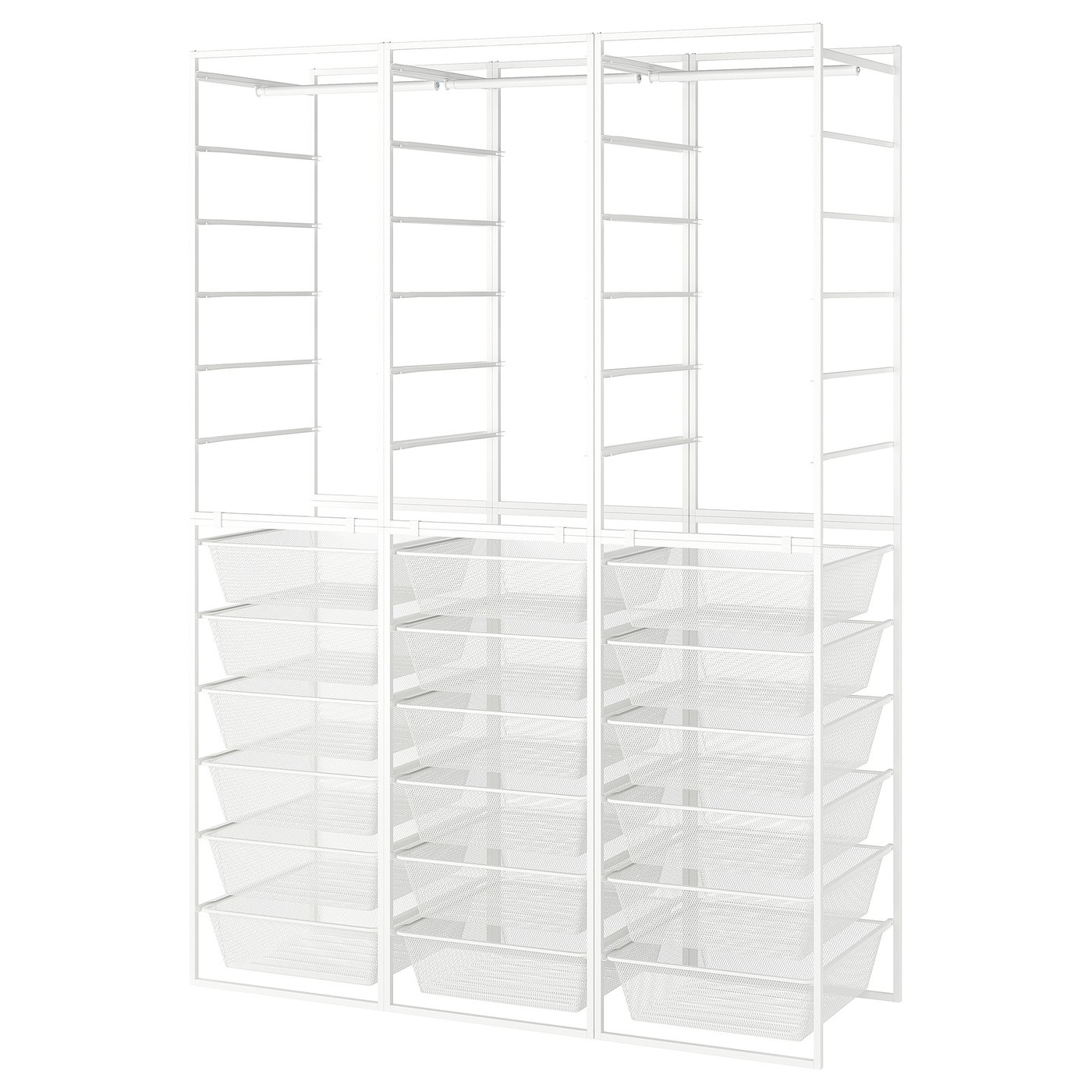 JONAXEL combinación clóset, blanco, 148x51x207 cm IKEA Chile