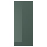 KALLARP Puerta, alto brillo gris oscuro-verde, 60x140 cm