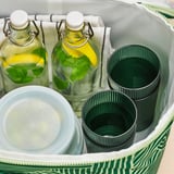 KALLSINNIG Vaso, plástico verde, 38 cl