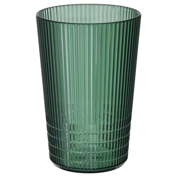KALLSINNIG Vaso, plástico verde, 38 cl