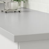 KASKER Cubierta de cocina a medida, efecto cemento mate/cuarzo, 1 m²x4.0 cm