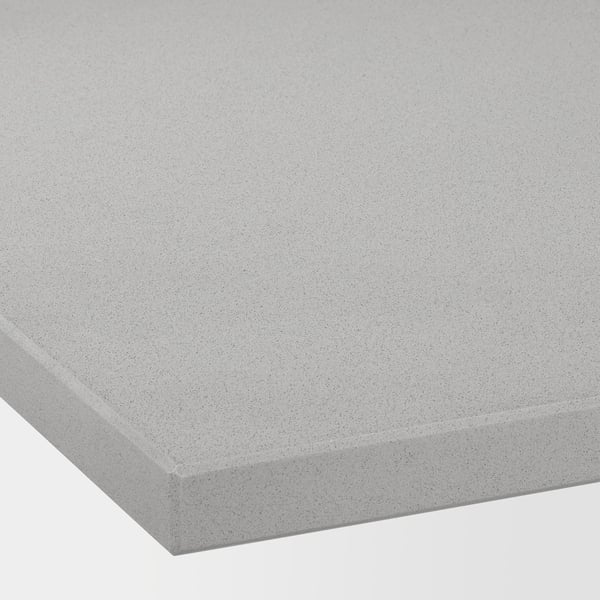 KASKER Cubierta de cocina a medida, efecto cemento mate/cuarzo, 1 m²x4.0 cm