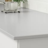 KASKER Cubierta de cocina a medida, efecto cemento mate/cuarzo, 1 m²x2.0 cm