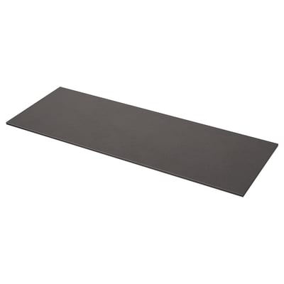 KASKER Cubierta de cocina a medida, Gris oscuro efecto piedra/cuarzo, 1 m²x2.0 cm