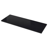 KASKER Cubierta de cocina a medida, negro efecto piedra/cuarzo, 1 m²x4.0 cm