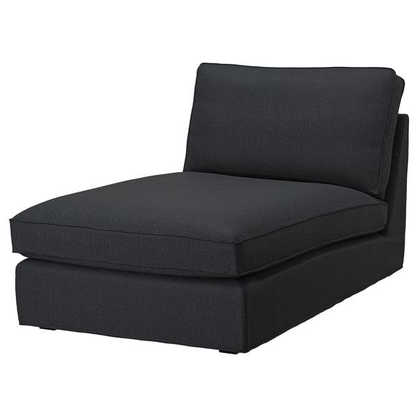 KIVIK Funda para chaiselongue, Tresund gris oscuro