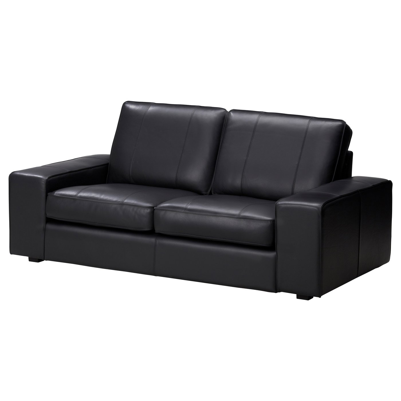 IKEA 2人掛けソファ KIVIK 幅186 合皮 ブラック 家具 B059 KIVIK Sofá 2 cuerpos, Grann/Bomstad negro - IKEA Chile