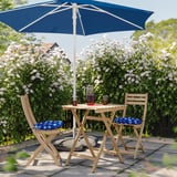 KLÖSAN Cojín silla de exterior, azul oscuro, 35 cm