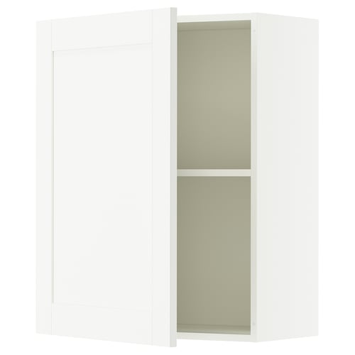 KNOXHULT Mueble mural, blanco estructura, 60x75 cm