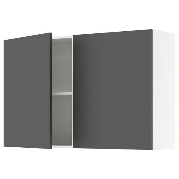 KNOXHULT Mueble mural, Gris oscuro, 120x75 cm