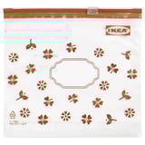 KÖSSEBÄR Bolsa reutilizable con cierre, café, 1 l