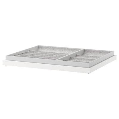 KOMPLEMENT Bandeja extraíble con accesorio, blanco, 75x58 cm
