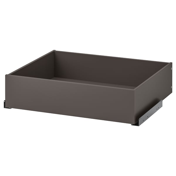 KOMPLEMENT Cajón, Gris oscuro, 75x58 cm