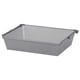 KOMPLEMENT Canasto rejilla con riel extraible, Gris oscuro, 75x58 cm