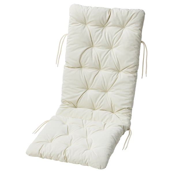 KUDDARNA Cojín para asiento, exterior, beige, 116x45 cm