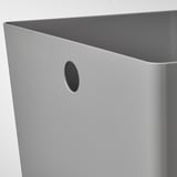 KUGGIS Caja, gris claro, 26x35x15 cm
