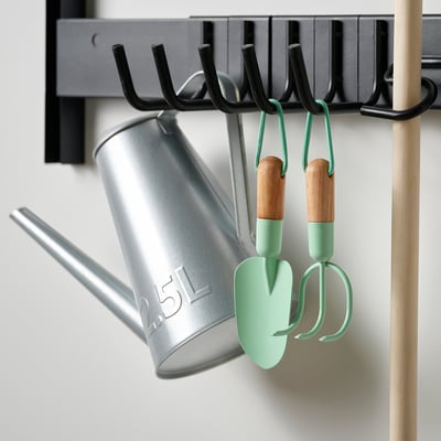 LÄRKAR Jardinería, set de 2, abedul/pequeño menta