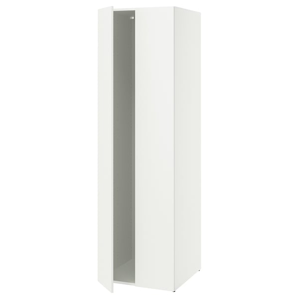LASTARE Estructura con puertas, blanco, 60x62x200 cm